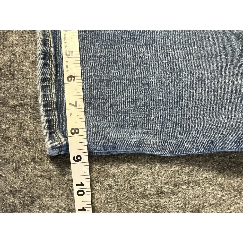 J.Crew midrise Flare Crop‎ Jeans Women 33p Blue Light Wash